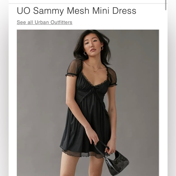 Urban Outfitters Dresses & Skirts - Urban outfitters black mini dress, size small
